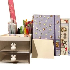 Cute Stationery Set With Animal Crossing Notebook Miscellaneous Items